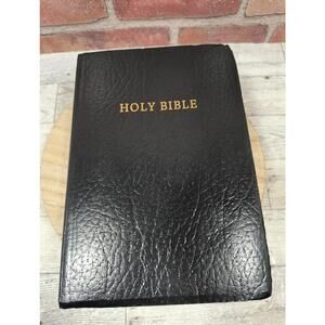 2009 HCSB Holman Christian Standard Bible Black With Red Letter Holy Illustrated